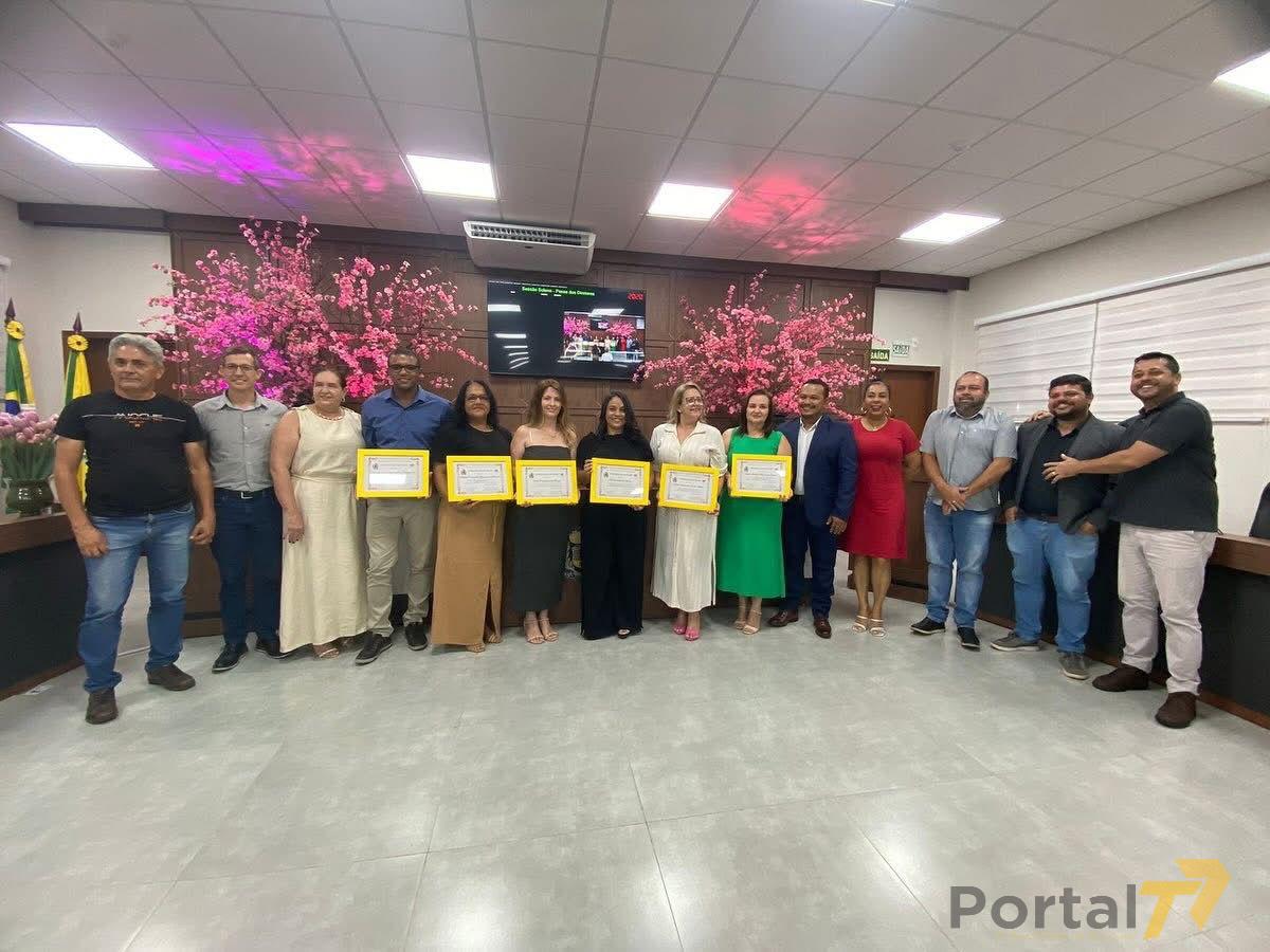 Terra Roxa - Cerimônia da posse aos novos diretores escolares