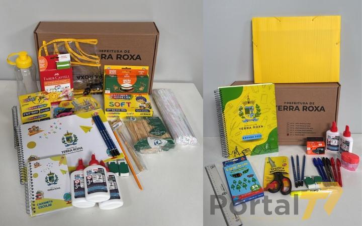 Terra Roxa Realizará Distribuição de Kits Escolares para Rede Municipal de Ensino