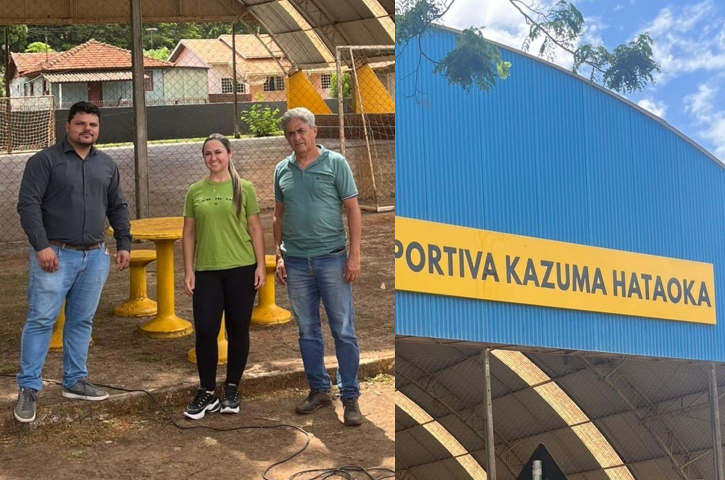 Vereadores acompanham instalação de placa em homenagem a um dos fundadores da comunidade de Alto Alegre