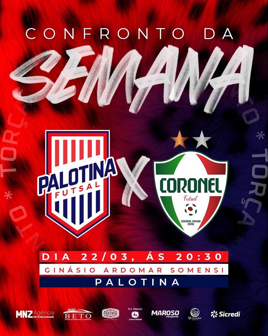 Palotina Futsal - 1º Confronto EM CASA do Palotina Futsal promete agitar a torcida!