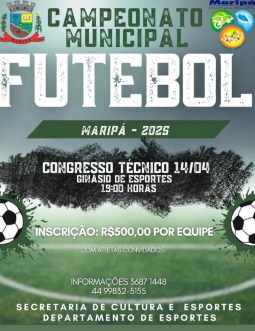 Vem ai, Campeonato Municipal de Futebol 2025 em Maripá