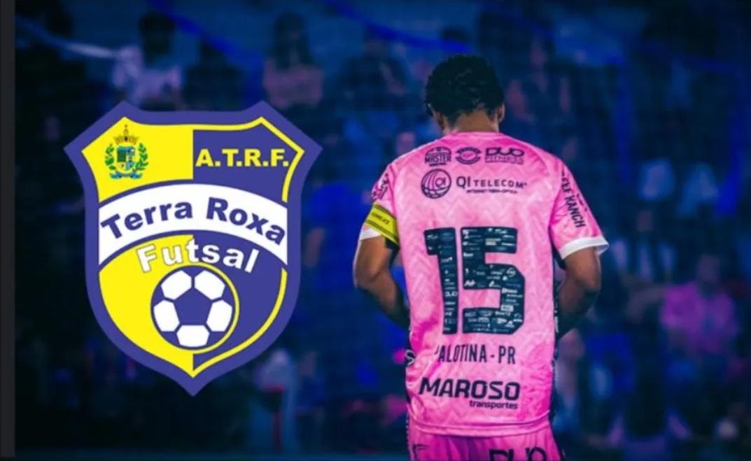 Ídolo e ex-capitão do Palotina Futsal é registrado oficialmente pelo rival Terra Roxa