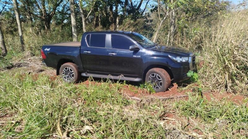 Hilux furtada em Toledo é localizada no interior de Guaíra