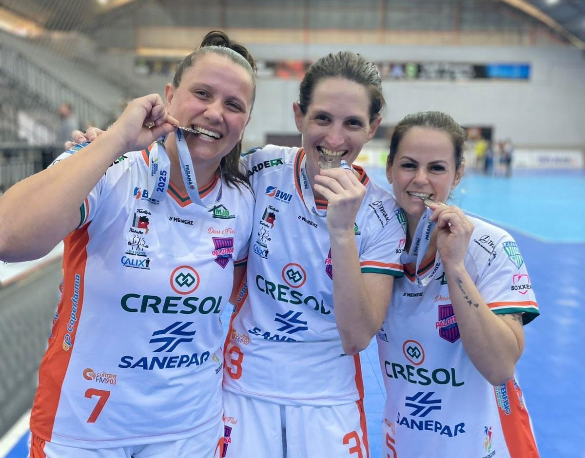 Futsal feminino de Palotina está classificado para a final dos Jogos Abertos do Paraná 2025