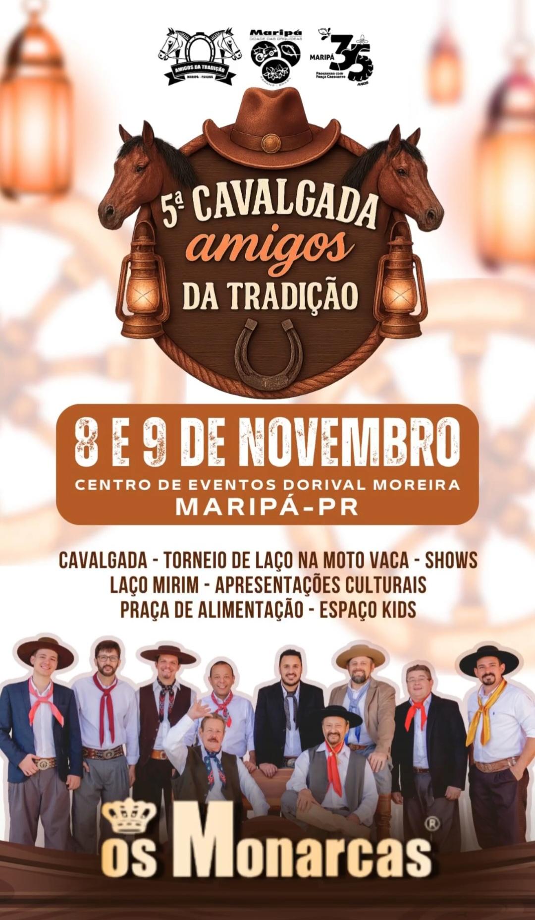 Maripá se prepara para a 5ª Cavalgada Amigos da Tradição nos dias 8 e 9 de novembro