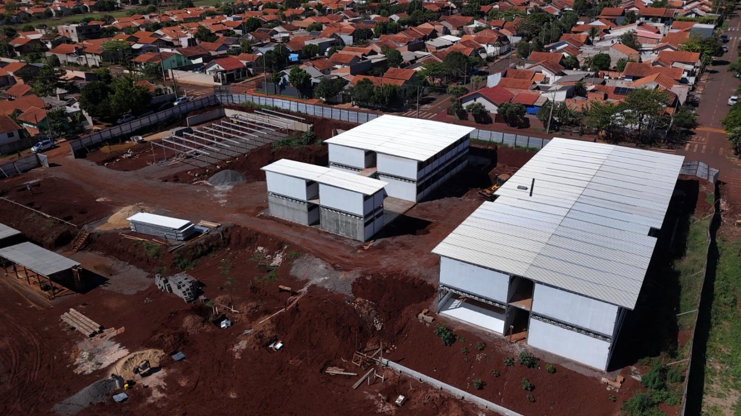 Obras do novo Colégio Estadual Domingos Francisco Zardo avançam