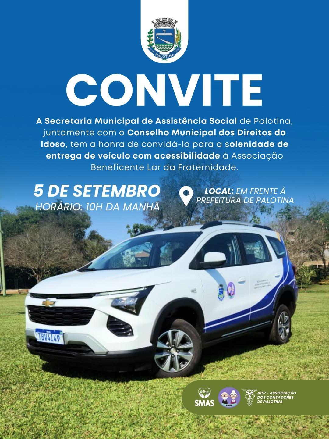 Prefeitura de Palotina vai entregar veículo adaptado para o Lar da Fraternidade