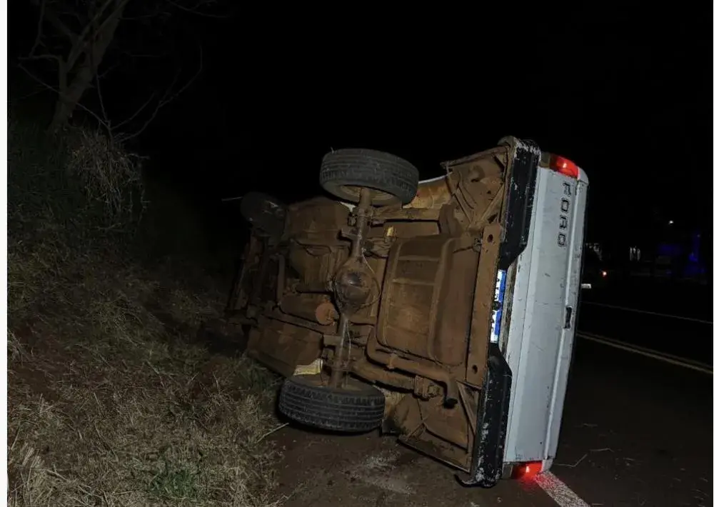 Três veículos, um deles de Palotina, se envolvem em acidente entre Nova Santa Rosa e Marechal