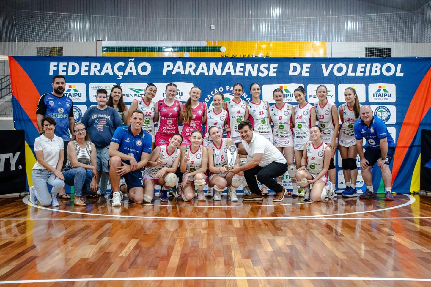 Equipe Palotina/Pro Esporte conquista título do Paranaense Sub-16 Série C de Voleibol