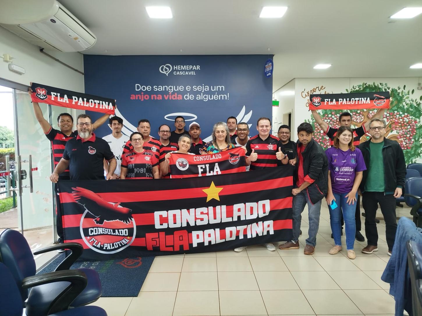 Fla Palotina realiza ação solidária e anuncia inauguração de nova sede