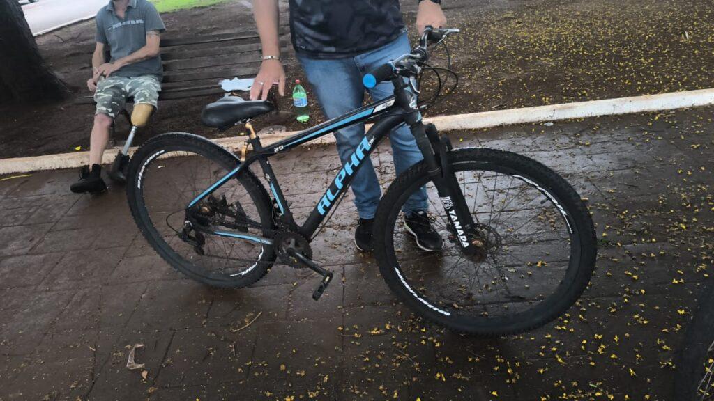A bicicleta recuperada