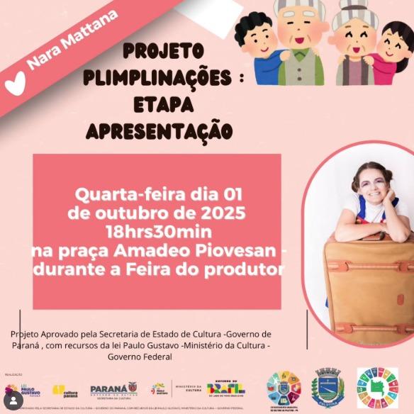 Projeto Plimplinações encerra atividades com apresentação especial em Palotina
