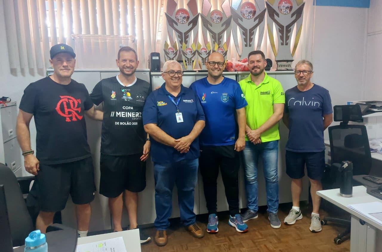 Secretaria de Esportes de Palotina recebe visita técnica do Paraná Esporte