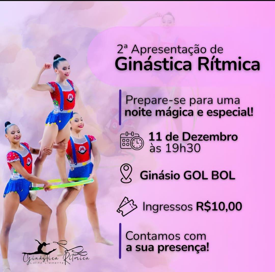 2ª Apresentação de Ginástica Rítmica promete noite especial em Palotina