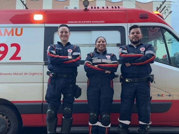 Bebê nasce dentro de ambulância SAMU de Guaíra a caminho do hospital em Toledo