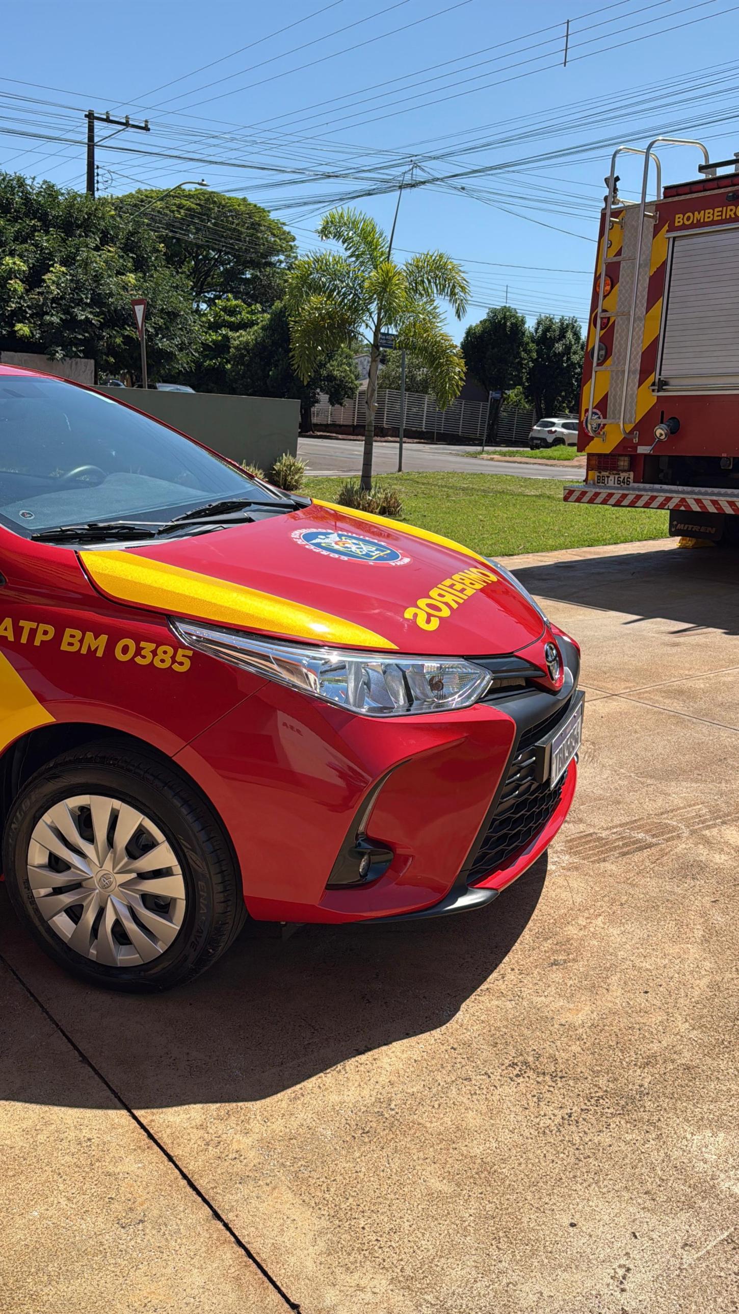 Corpo de Bombeiros de Palotina recebe nova viatura destinada à prevenção e fiscalização