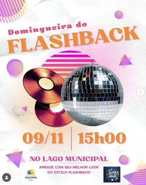 Lago Municipal recebe Domingueira do Flashback com programação especial para toda a família