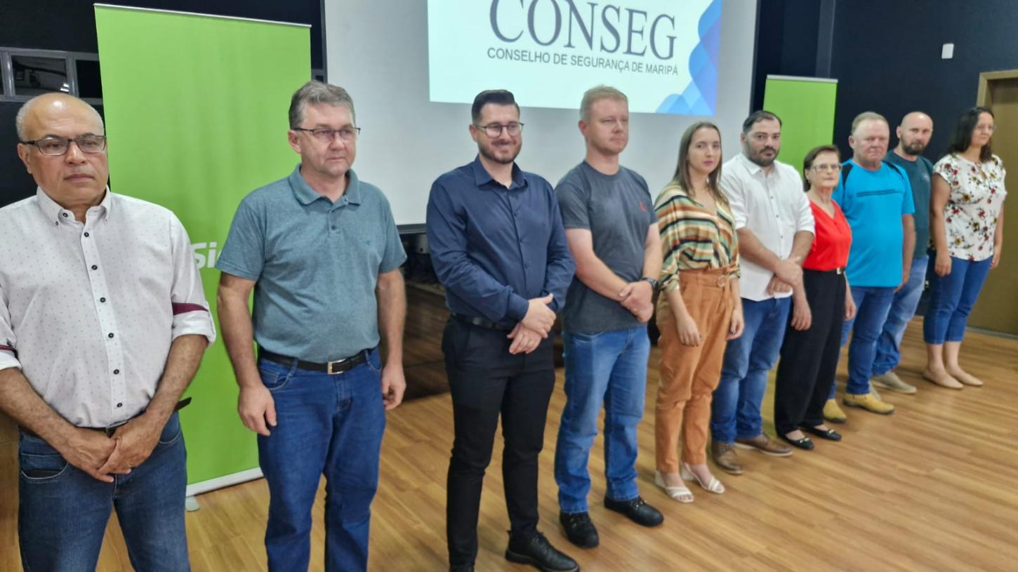 Nova diretoria do Conselho de Segurança de Maripá toma posse para gestão 2025–2027