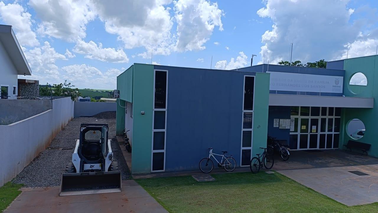 Unidades de saúde de Palotina recebem melhorias no estacionamento