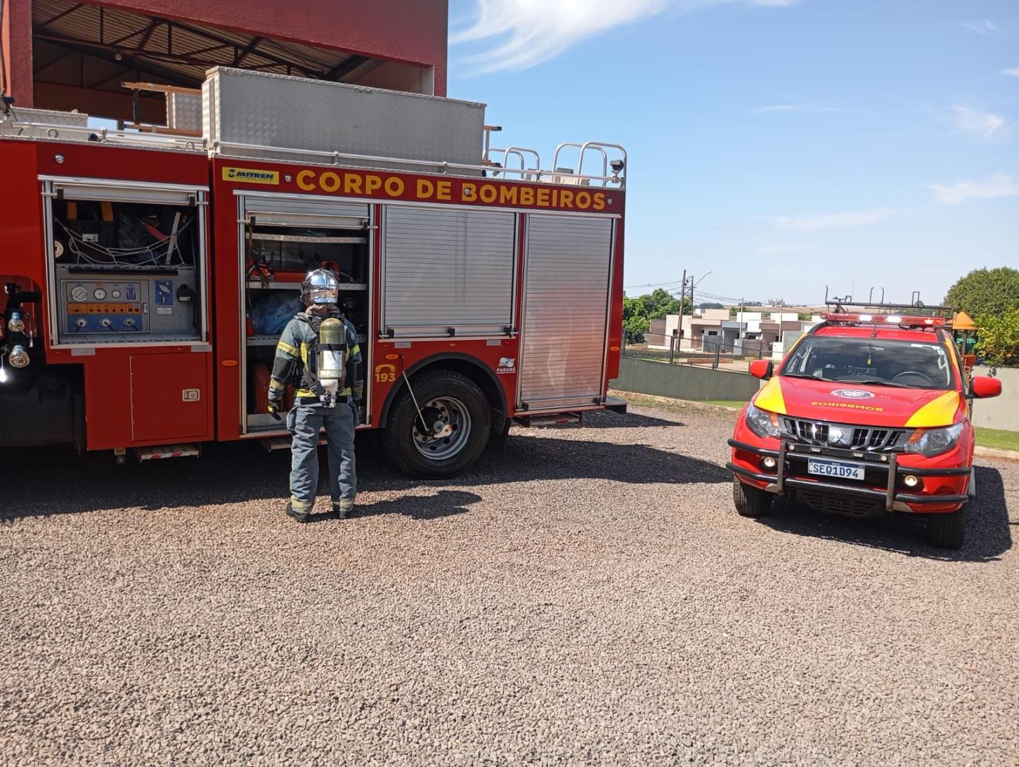 Acionamento rápido ao 193 evita incêndio de maiores proporções em escola de Palotina