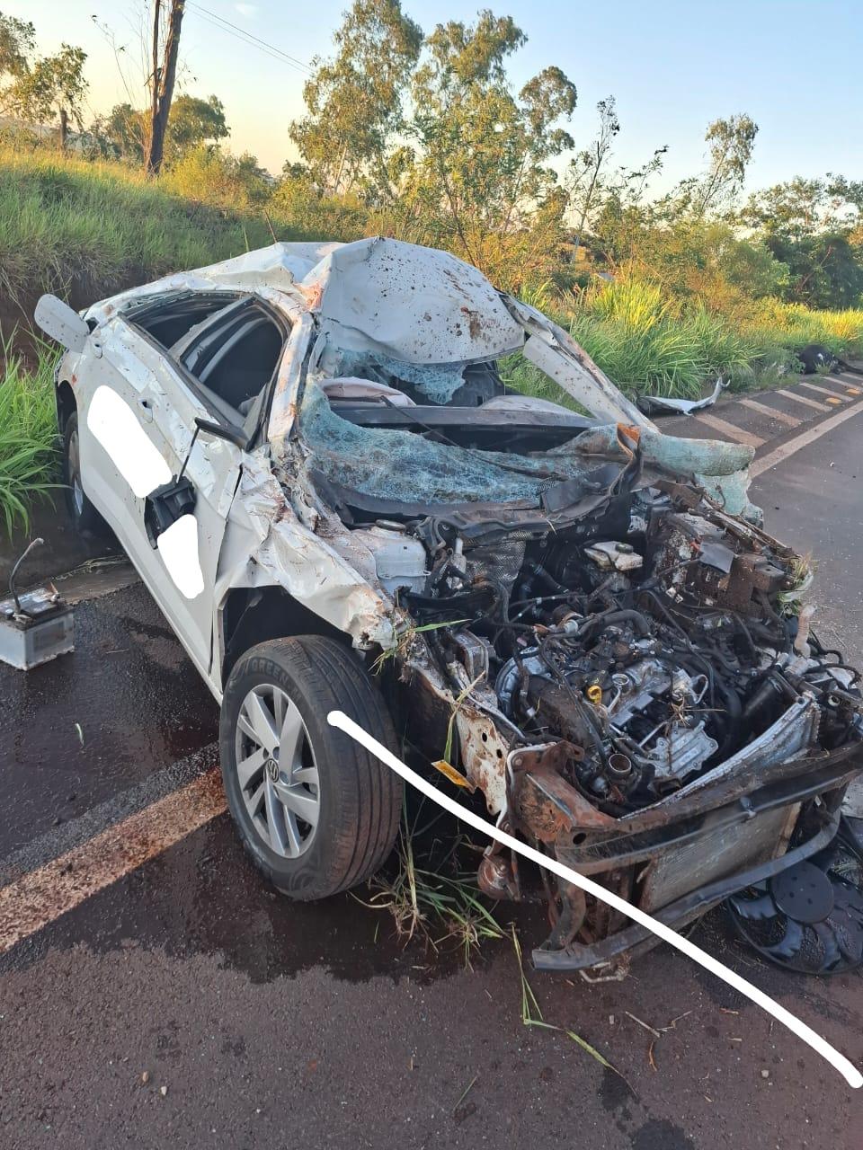 Animal solto na pista causa acidente com vítima na PR-323