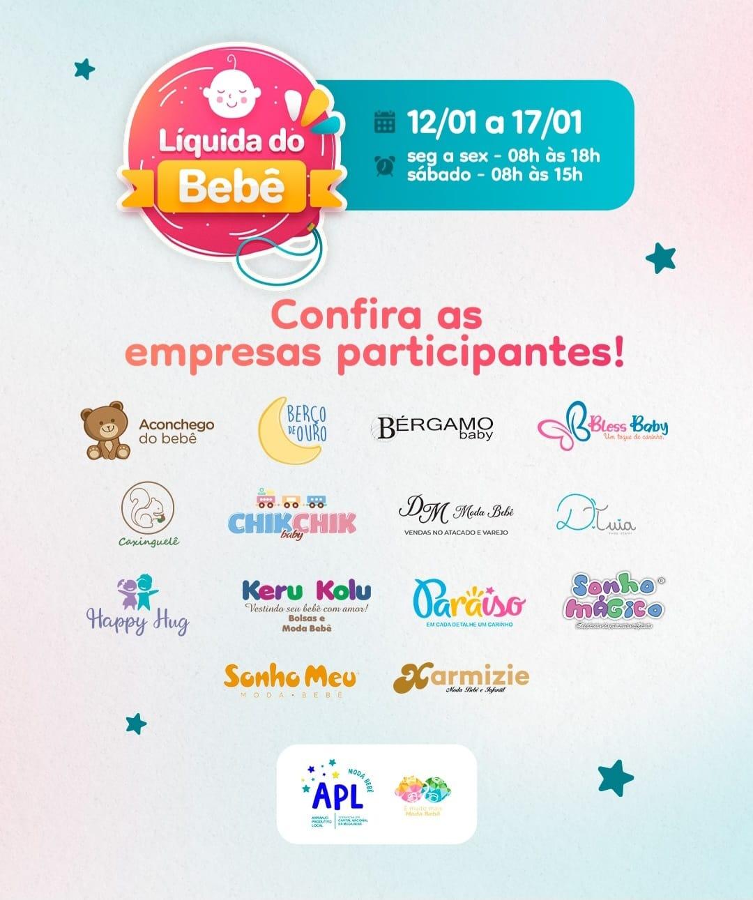 Liquida do Bebê movimenta Terra Roxa de 12 a 17 de janeiro com ofertas especiais