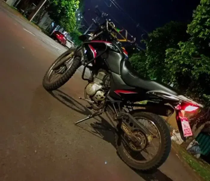 Motocicleta é furtada no Bairro União, em Palotina