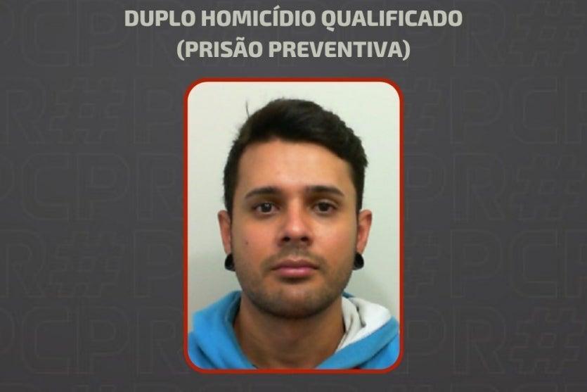 Polícia Civil divulga foto de suspeito de duplo homicídio e pede ajuda da população em Guaíra
