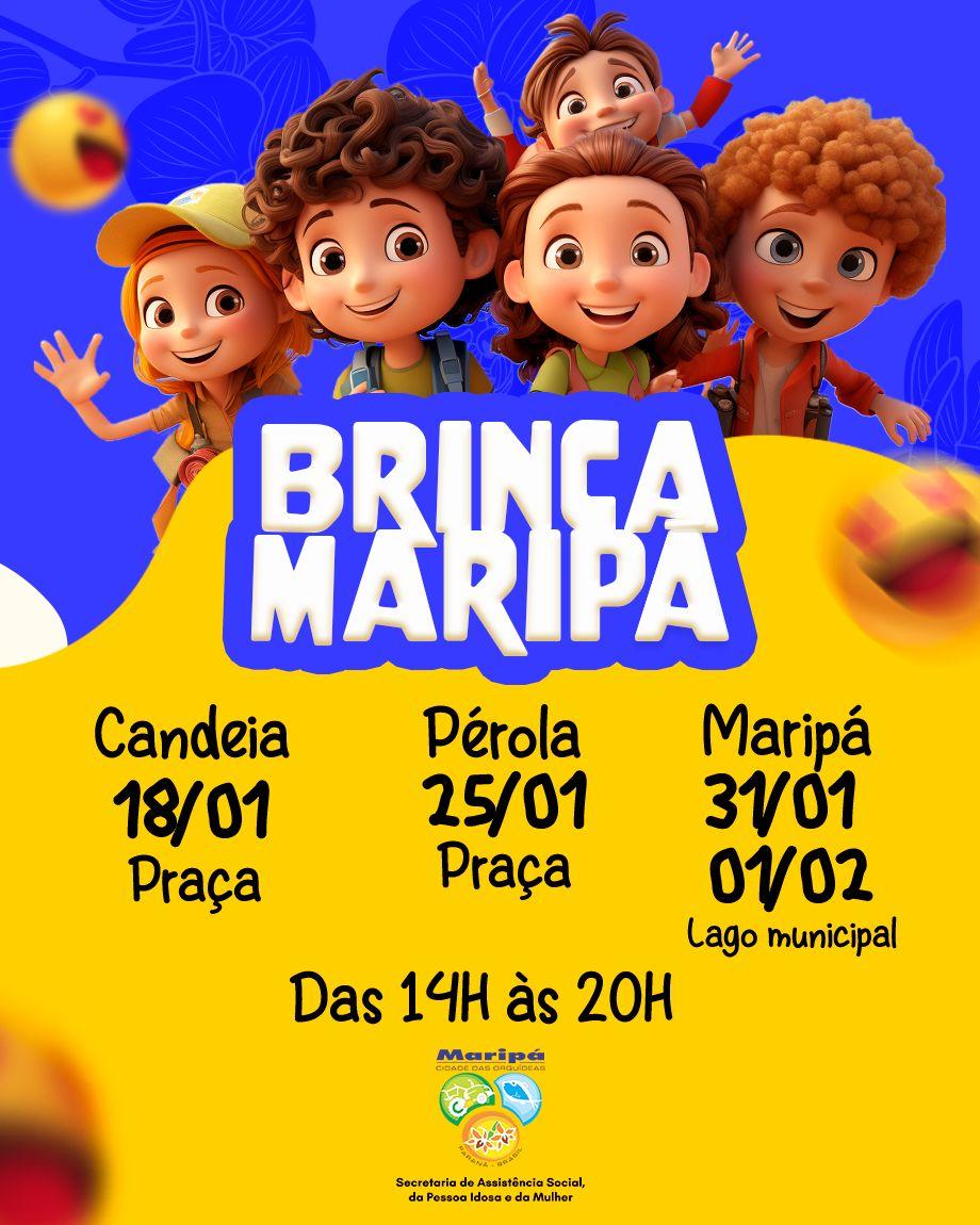 Prefeitura de Maripá lança programação do Brinca Maripá 2026 com colônia de férias para crianças
