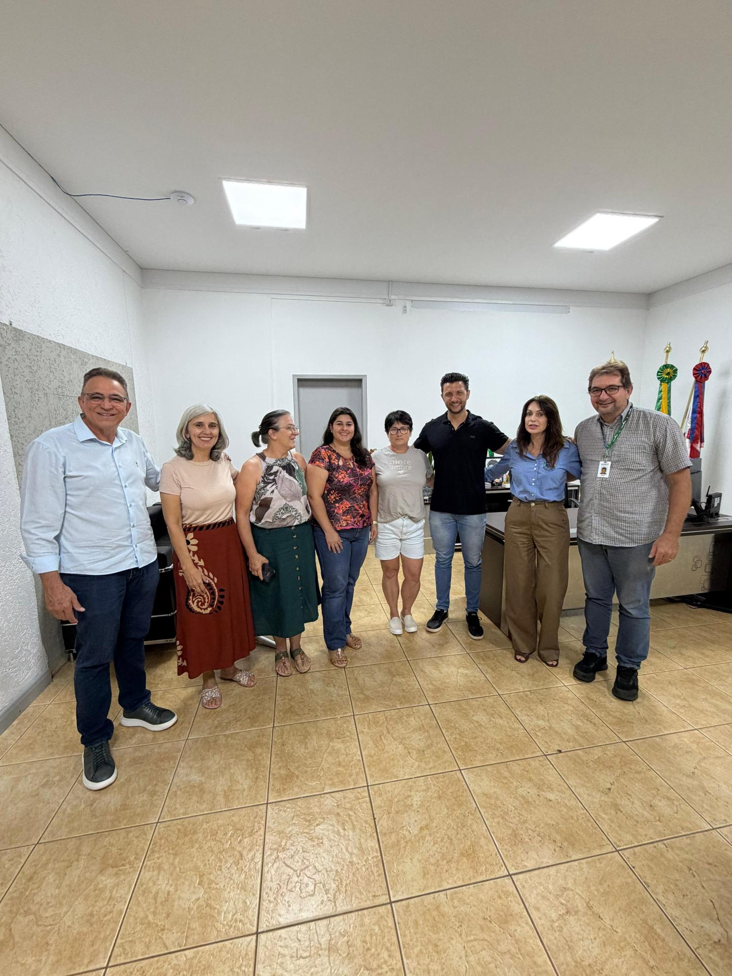 Prefeitura de Palotina recebe comunidade escolar da Escola Tancredo Neves em agenda institucional