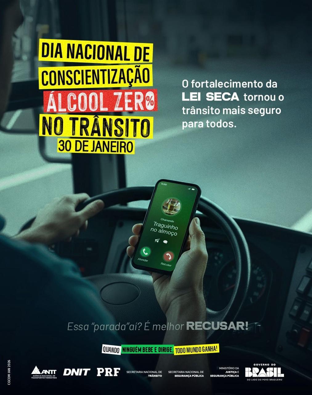 PRF realiza comando especial de combate à alcoolemia na Ponte Ayrton Senna em Guaíra