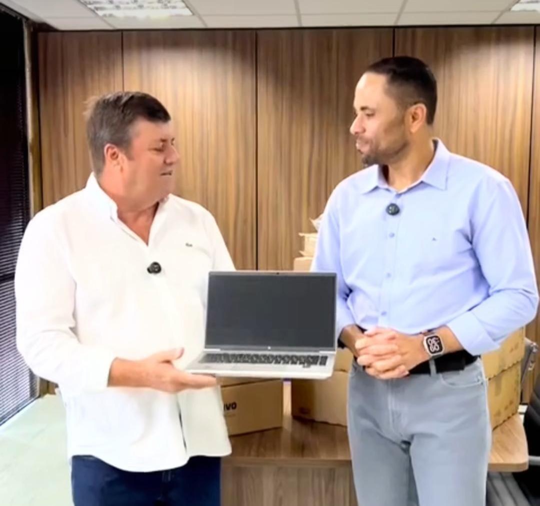 Secretaria de Estado do Trabalho (SETR) entrega equipamentos de informática à Prefeitura de Francisco Alves para implantação da Agência do Trabalhador