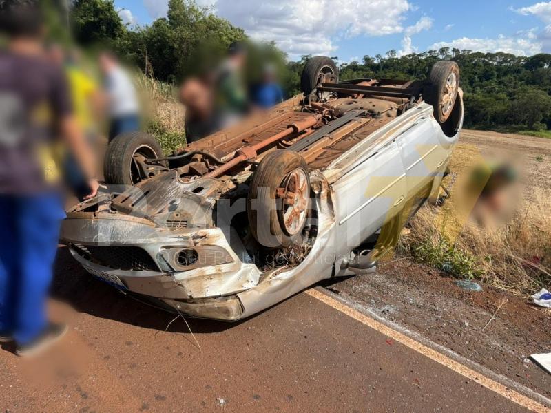 Acidente deixa dois homens gravemente feridos em Mercedes