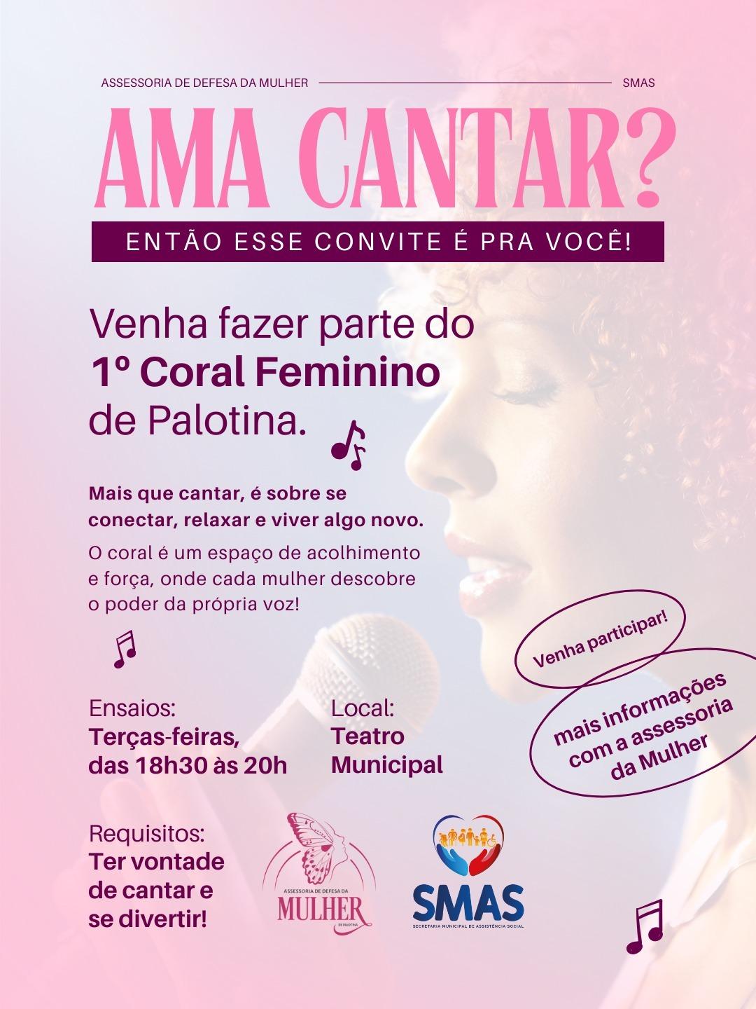 Assessoria da Mulher lança 1º Coral Feminino de Palotina