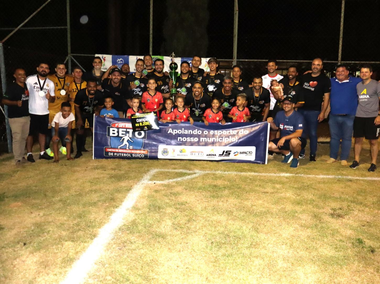 Clínica Dr. Franklin/Master Cheff vence e é campeã da 1ª Copa Beto Centro de Reparação Automotiva de Futebol Suíço