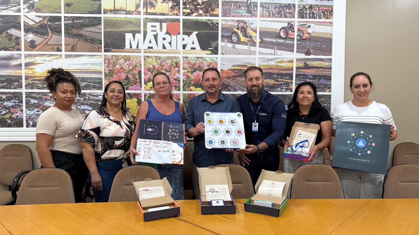 Maripá recebe equipamentos do Programa TiX Letramento e fortalece a Educação Especial no município