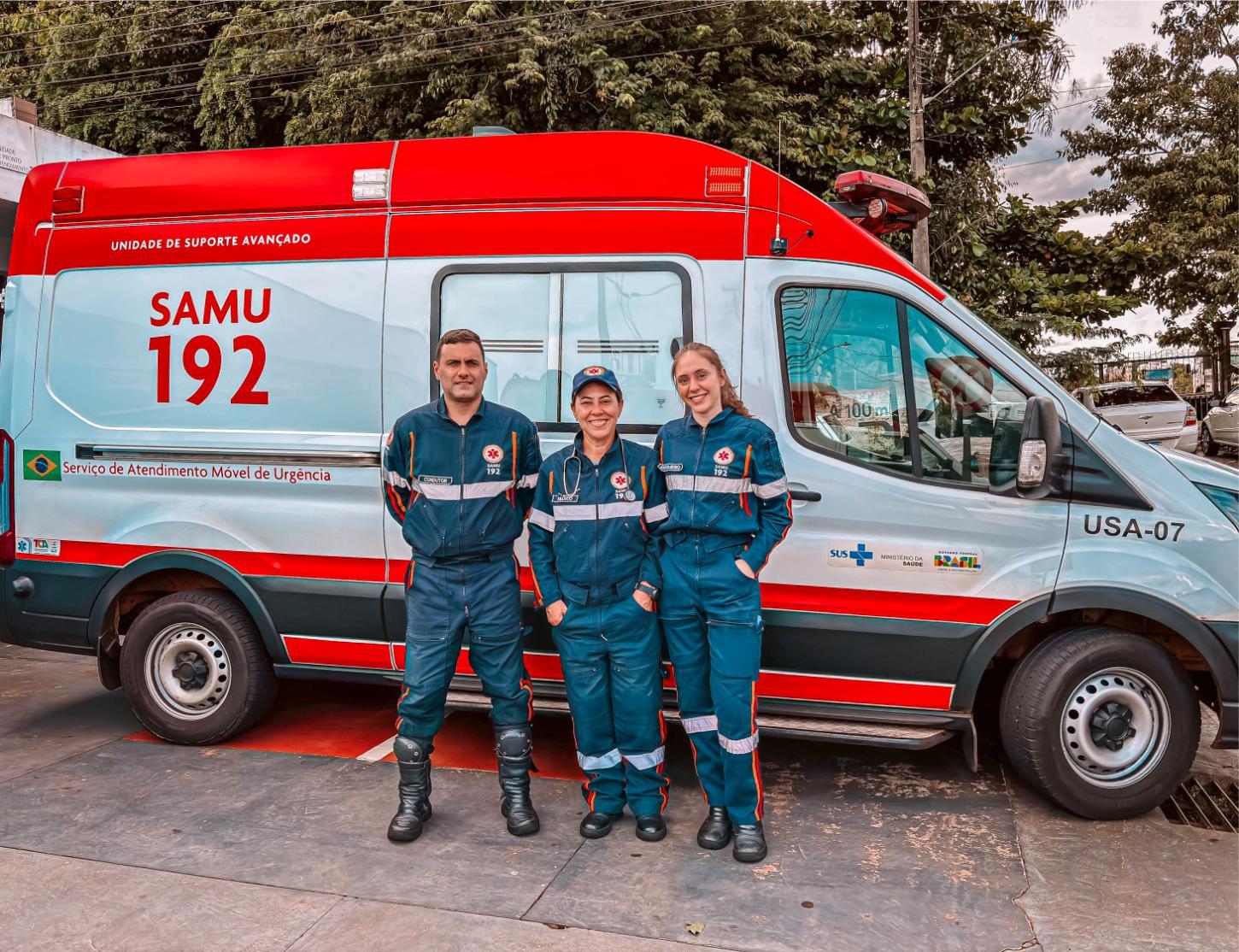Nascimento de bebê dentro de ambulância emociona equipe do SAMU de Palotina
