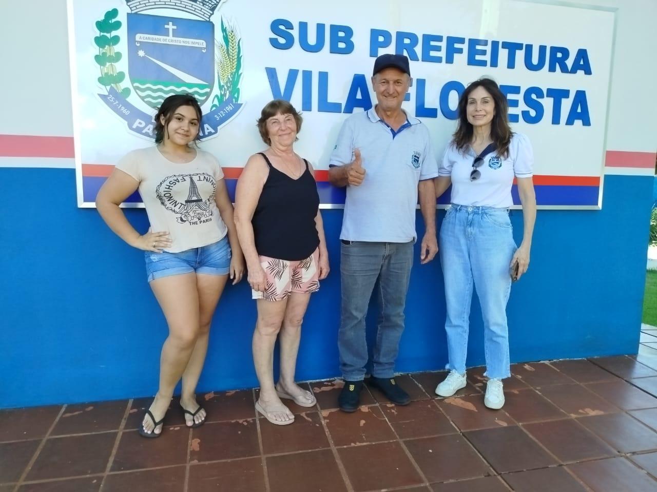 Prefeita Judith Sendtko visita Subprefeitura do Distrito de Floresta e acompanha andamento das atividades