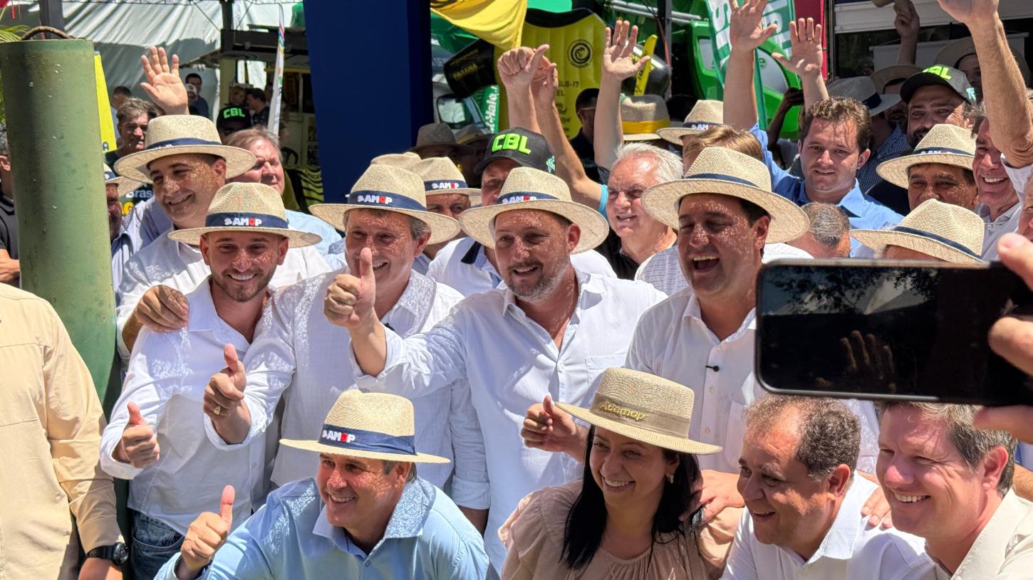 Prefeito Rodrigo Schanoski lidera articulações no Show Rural Coopavel e celebra investimento histórico para Maripá