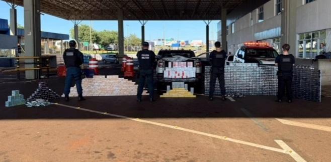 Receita Federal apreende carro carregado com cigarros em Terra Roxa