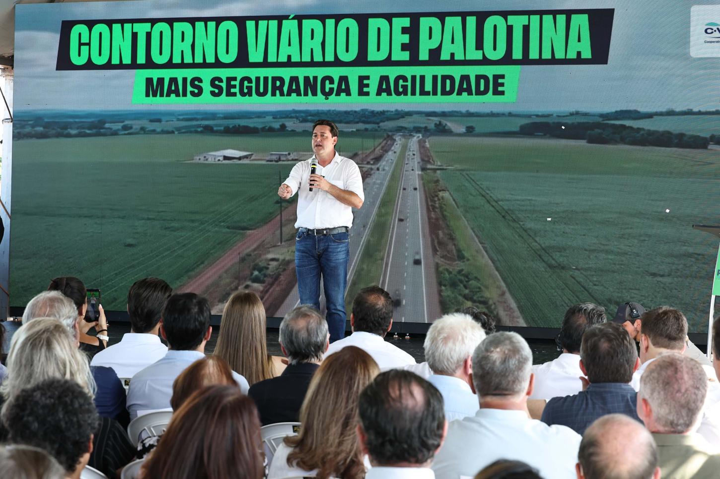 Em parceria com a C.Vale, Ratinho Junior inaugura contorno de R$ 169 milhões em Palotina