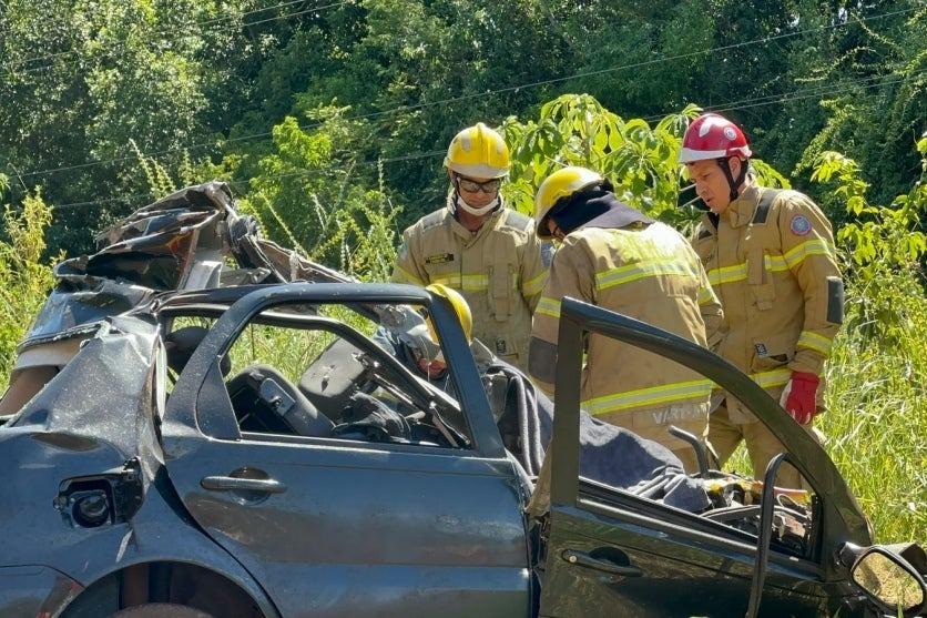 Morador de Palotina perde a vida após grave acidente na PR-323, em Umuarama
