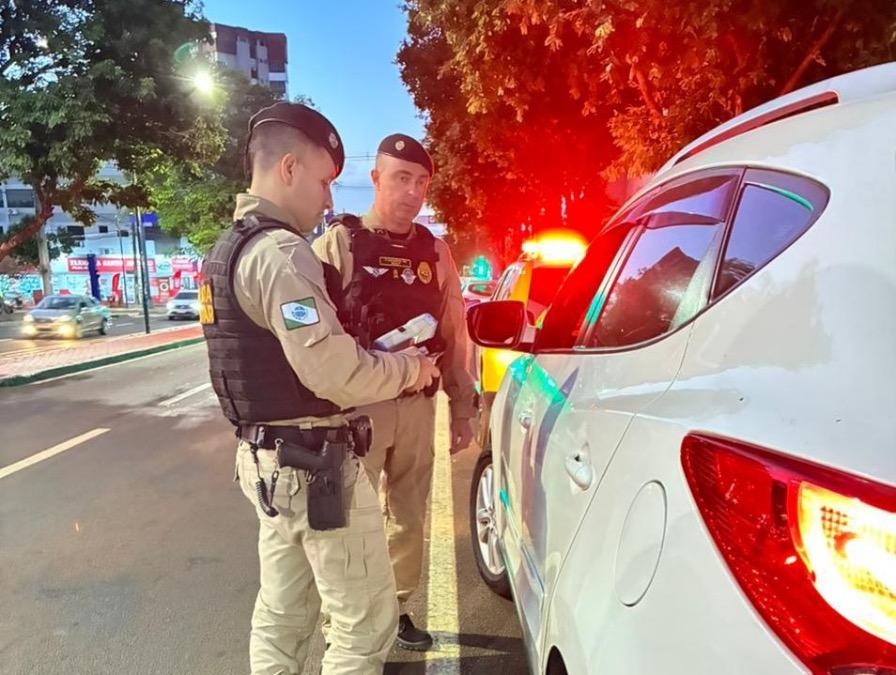 Operação da PM intensifica fiscalização de trânsito em Palotina