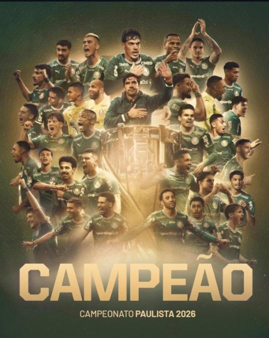 Palmeiras conquista o título do Campeonato Paulista de 2026