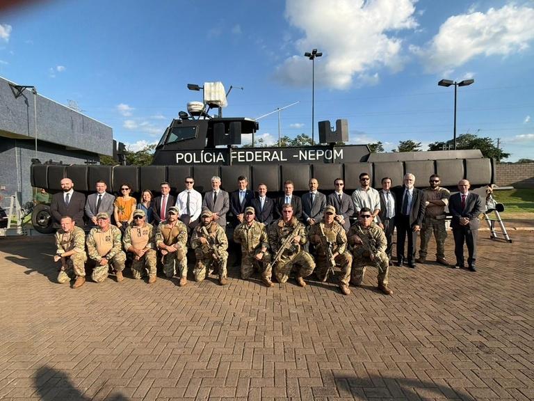 PF reforça atuação na fronteira com entrega de equipamentos operacionais em Guaíra