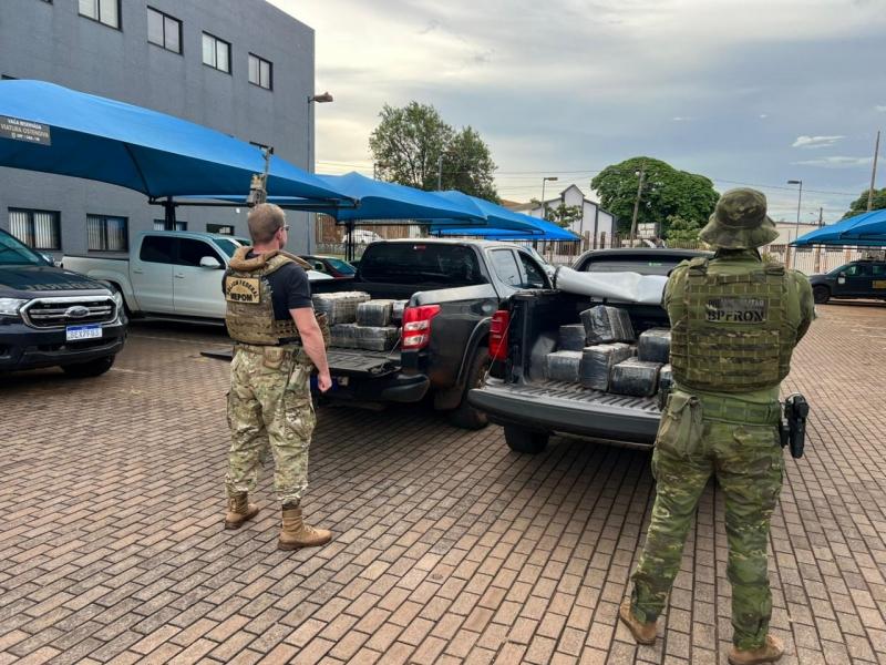 Polícia localiza 260 kg de maconha dentro de residência em Mercedes