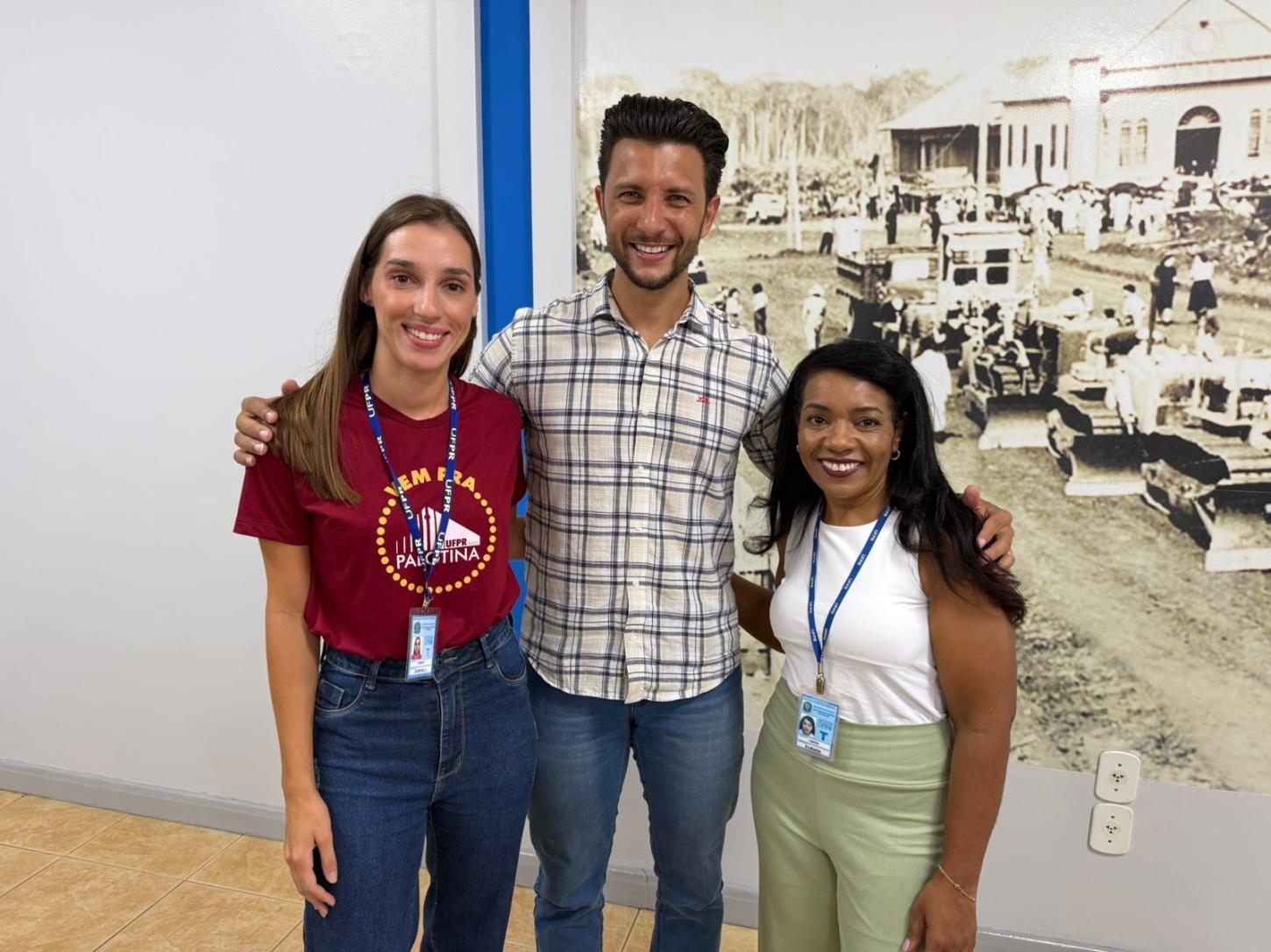 Prefeito Rodrigo Ribeiro recebe representantes da UFPR Palotina e conhece programação do Mês da Mulher