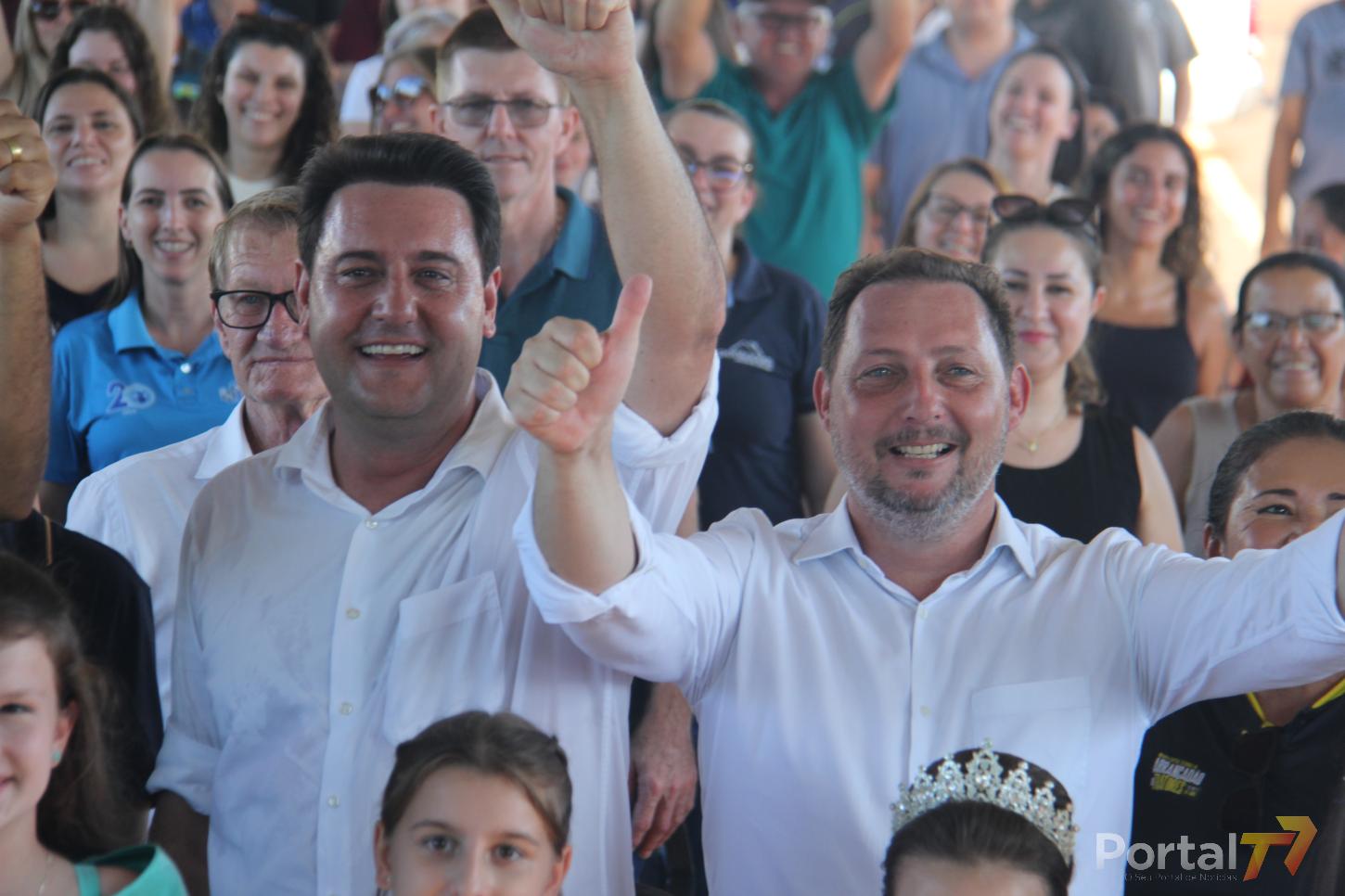 Visita do Governador Ratinho Junior em Maripá 