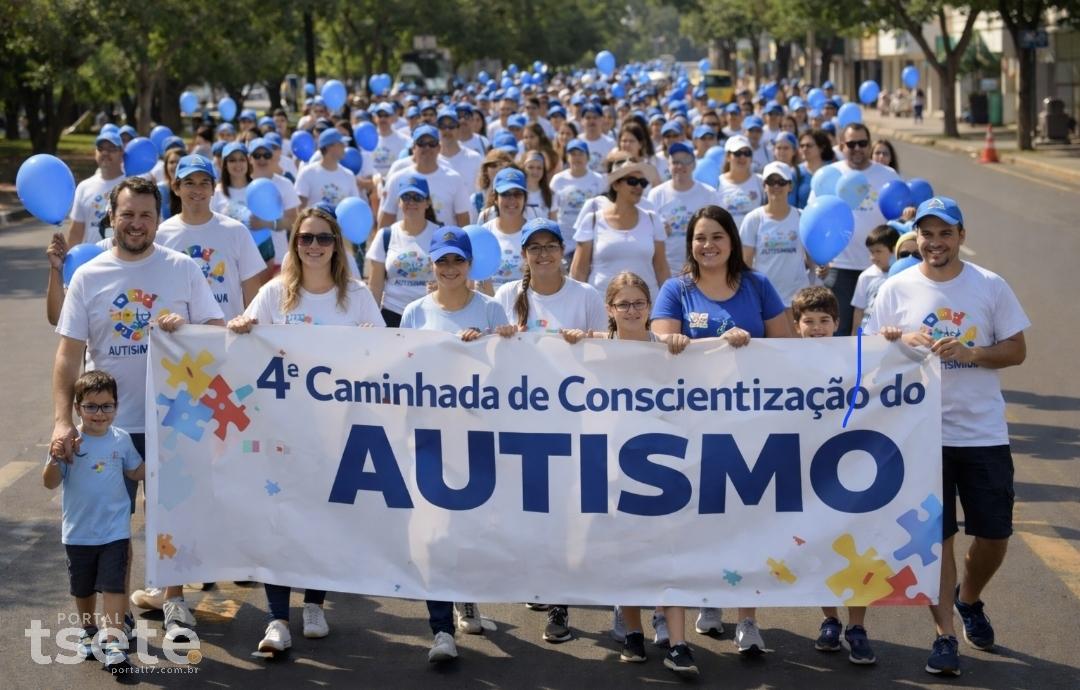 4ª Caminhada de Conscientização do Autismo acontece no dia 18 em Palotina