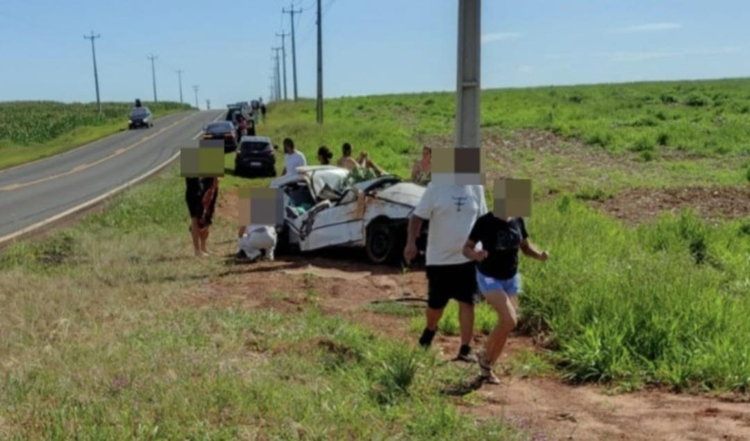 Grave acidente é registrado na PR-364 entre Palotina e Terra Roxa